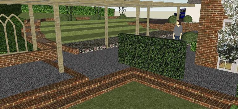 A Cheltenham garden 3D model